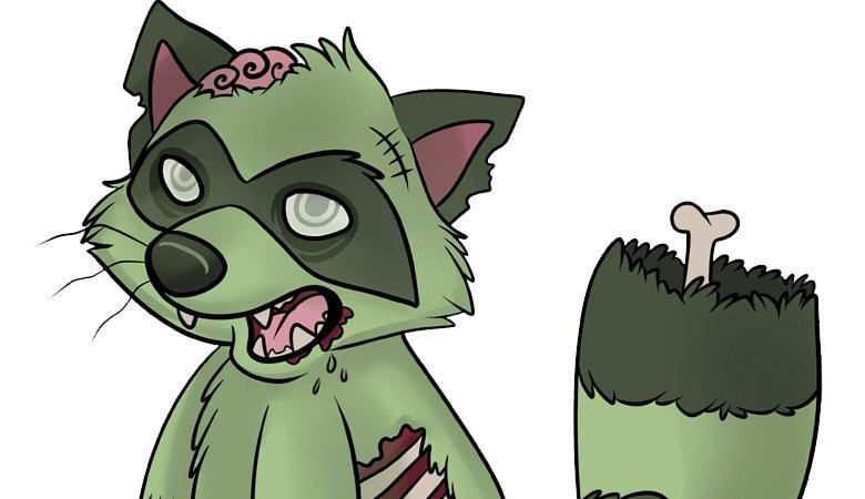 Američani so terorirani zombi rakuni.