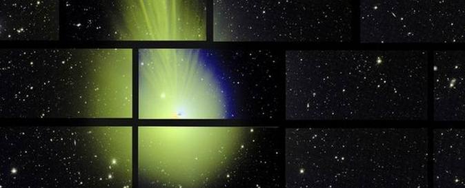 Američani skoraj natančno fotografirajo Comet Lovejoy