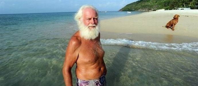 Anglež je prosto stoletje živel na puščavskem otoku.