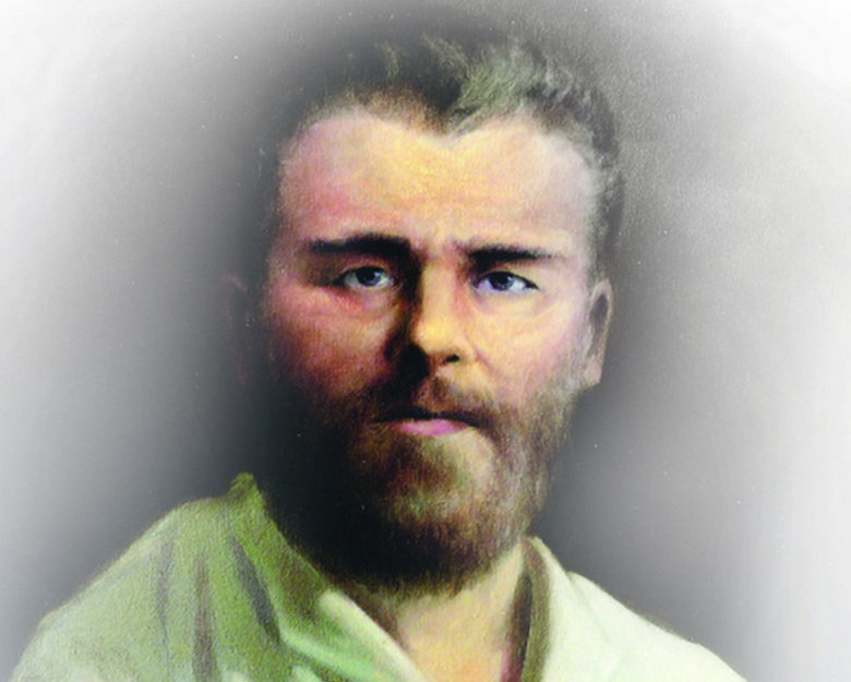 Brezmadežni in brez noge ruski slikar Grigory Zhuravlev