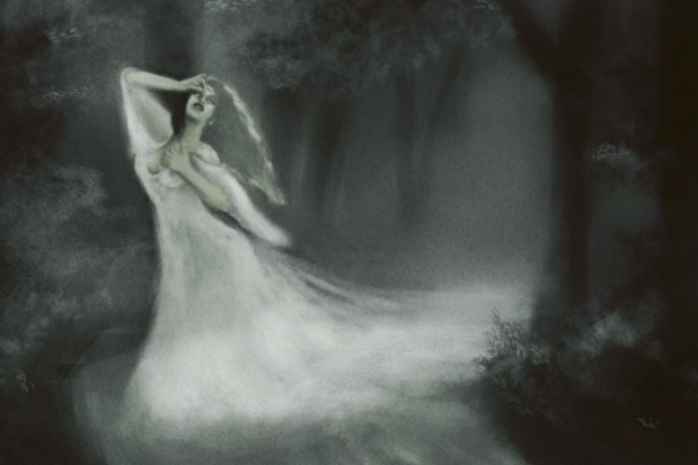 Broška malo utopljene ženske