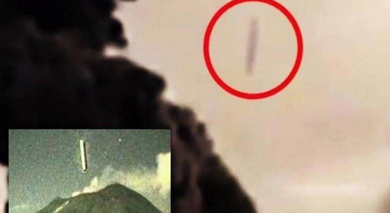 V ustje vulkana Popocatepetl je zletel cilindričen ogromen NLP