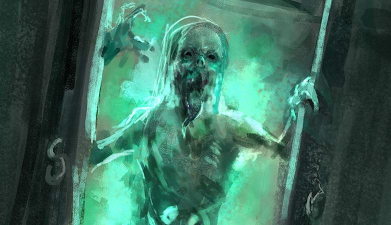 Dejavnosti poltergeista, ki živi v omari, so bile posnete na kamero.