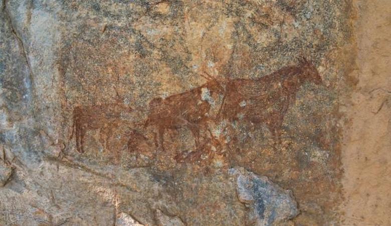 Starodavni prebivalci afriške Tanzanije so na kamnih upodabljali komete.