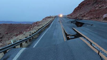 Gibanje zemeljske skorje v različnih delih sveta.