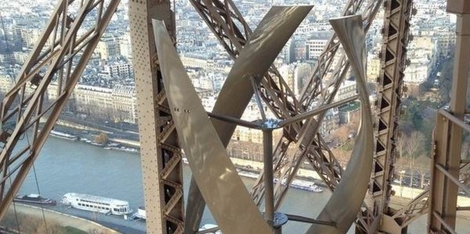 Eiffel bo zdaj poganjal moč vetra