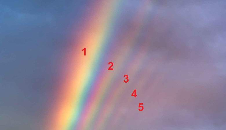 Fotograf je ujel fantastično redko petkrako mavrico