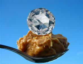 arašidovo maslo-diamant