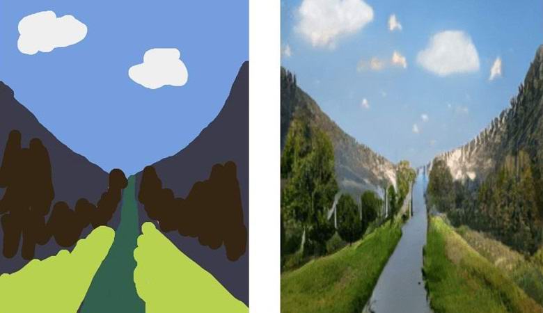 Umetna inteligenca pretvori primitivne risbe v umetniška dela.