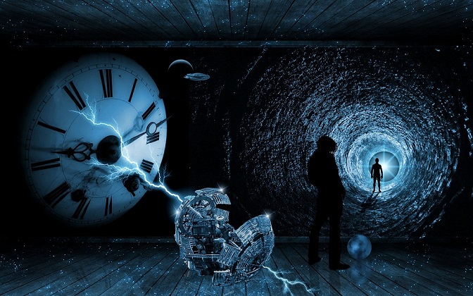 Nadzorna kamera je posnela časovno popotnico? Video.