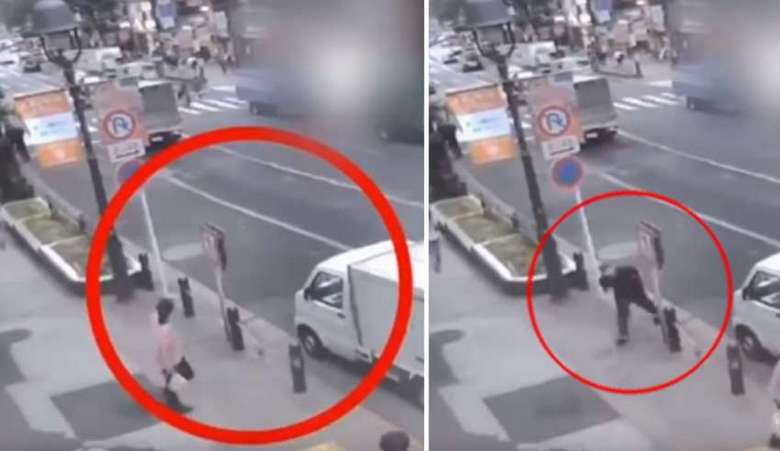 Nadzorna kamera je zabeležila videz moškega iz