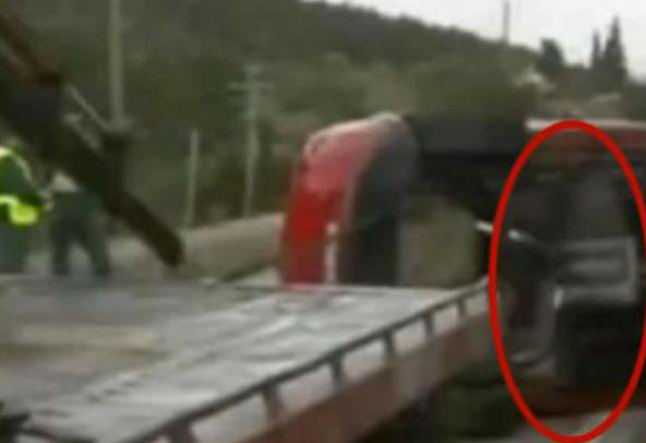 Ali je kamera v prometni nesreči ujela duha pokojnika?