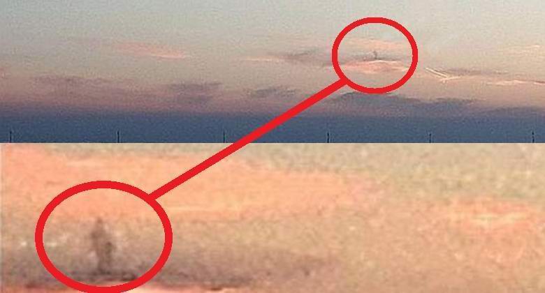 Kanadčan je na oblakih dvignil skrivnostno silhueto