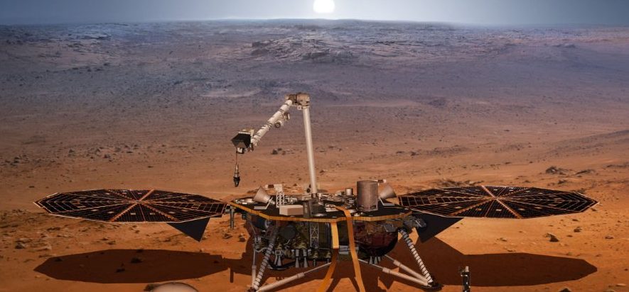 Magnetna polja okoli Marsove sonde InSight so 10-krat močnejša, kot so pričakovali znanstveniki 