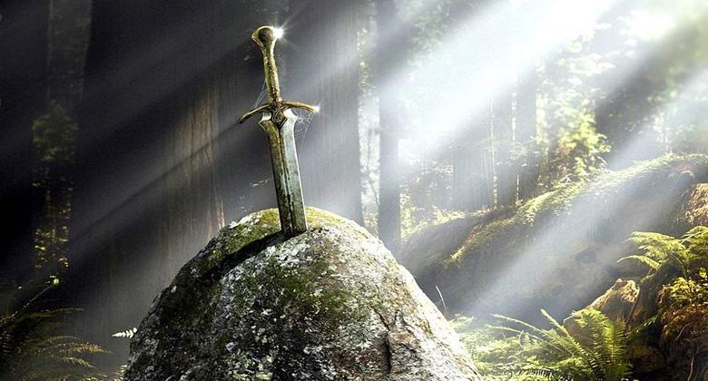 Deklica je našla mitski meč Excalibur?