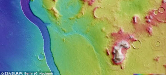 Teren, pobarvan glede na relief