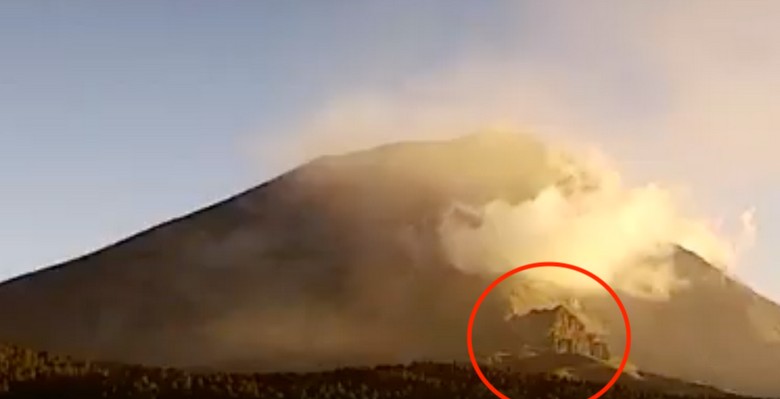 Mehiški vulkan Popocatepetl razkriva svojo skrivnost
