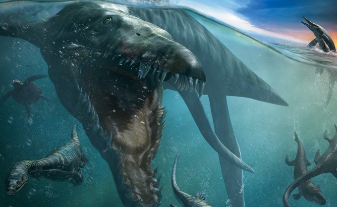 Morska pošast plava v Temzi. Video.