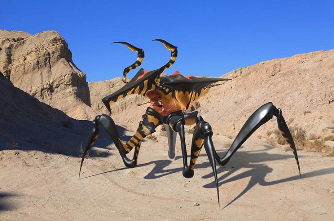 Entomolog je izrisal na fotografijah površja Marsa.