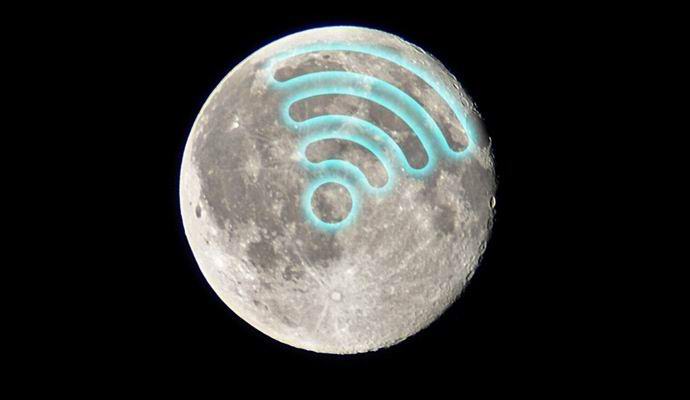 Wi-Fi se je pojavil na luni