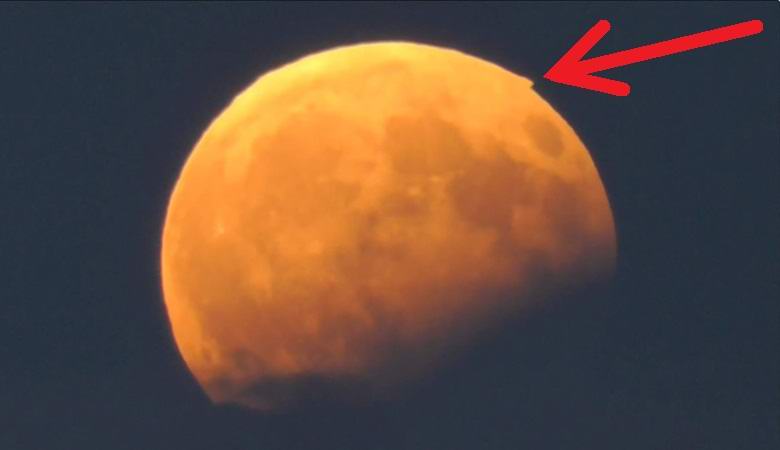 Piramide, najdene na Luni med mrkom