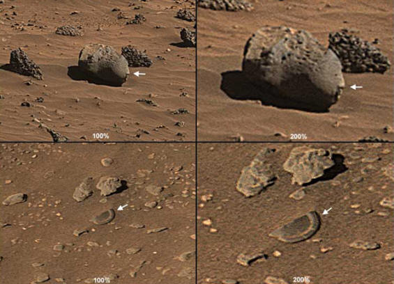 Glava Marsovske maje in njegov razbita plošča