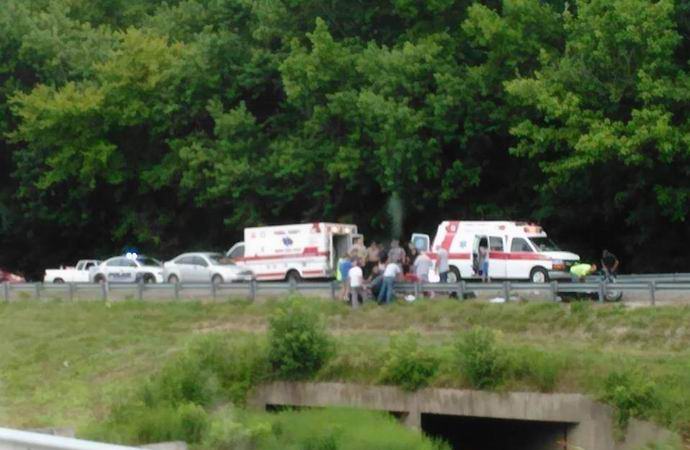 Duh je bil fotografiran na kraju prometne nesreče.