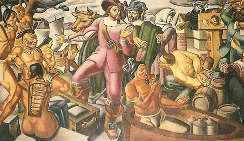 Na stari sliki je bil Indijanec s pametnim telefonom