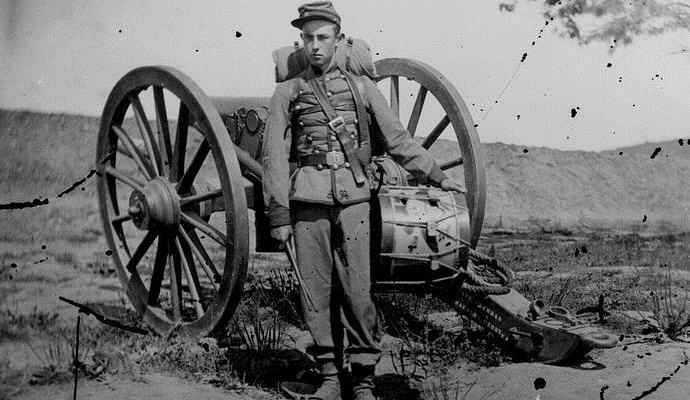 Video je ujel duha ameriškega vojaka med državljansko vojno.