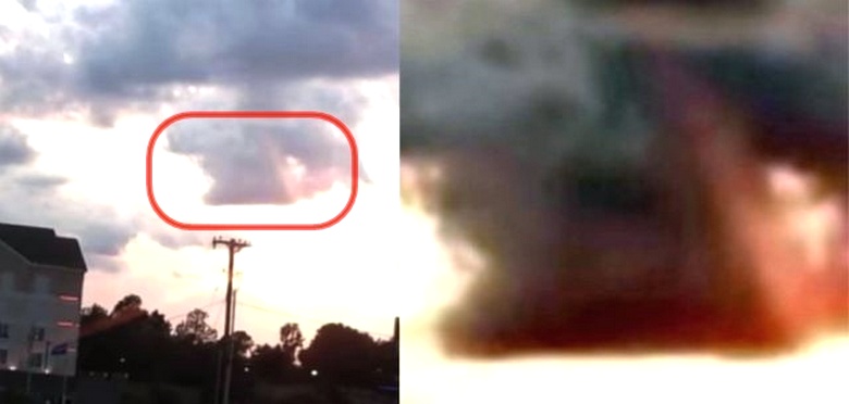 Nenavaden oblak je bil opazen nad ameriškim mestom Tasla.