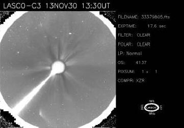 NASA ima skrite posnetke prehoda kometa ISON v ozračju Sonca.