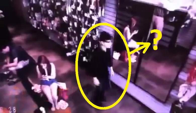 Moški, ki se ne odraža v ogledalih, je dobil na videu.