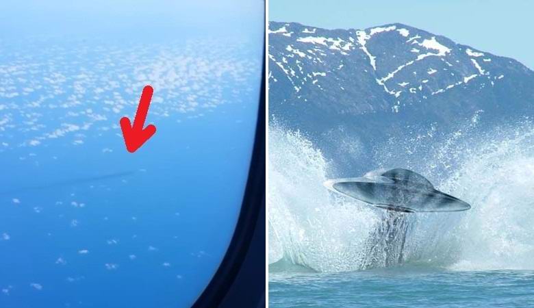 V Japonskem morju so opazili neznani plavajoči predmet.