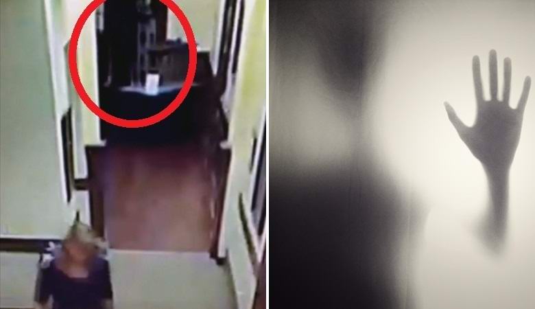 Na nadzorno kamero v knjižnici je padlo nerazumljivo gibanje.