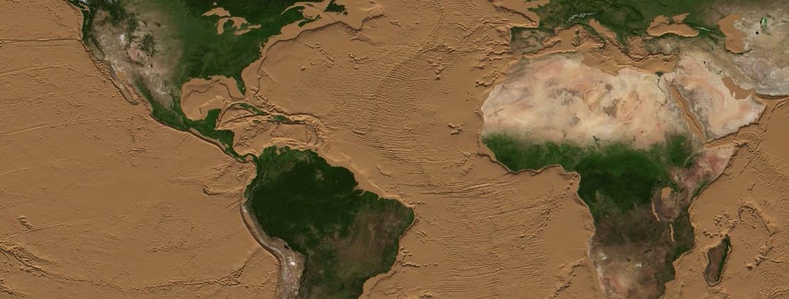 Nasina neverjetna simulacija kaže, kako bo videti Zemlja, če bodo oceani presahnili 