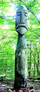 Sodobni velesovski idol na Češkem