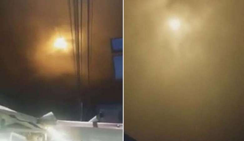 Zelo svetla skrivnostna svetloba na nebu je povzročila paniko v kolumbijskem mestu.