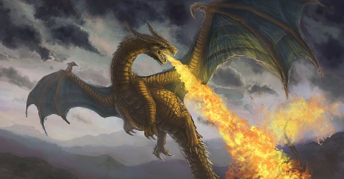 Nekoč na Zemlji so živeli ognjeni dihali zmaji