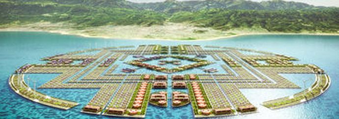 Prvo plavajoče mesto - v petih letih