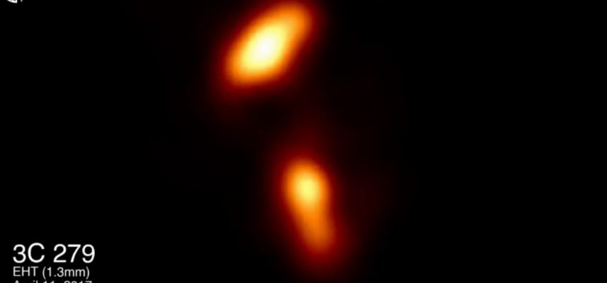 Prvo opazovanje v zgodovini: črna luknja vrže material v vesolje 