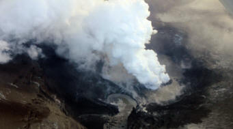 Vulkan Grimsvotn na jugovzhodu Islandije, arhivska fotografija