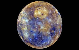 Površina živega srebra z vseh strani. Video.