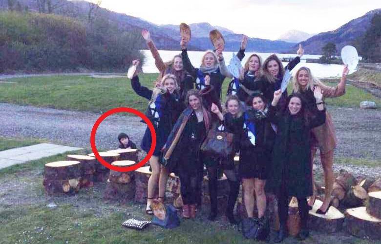 Duh malo utopljenega moškega, fotografiranega na Škotskem