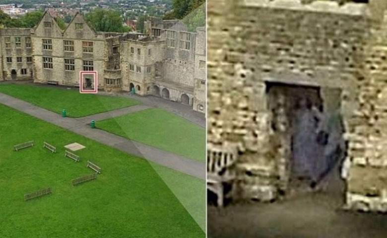 Fantom sive dame je ujet na fotografiji