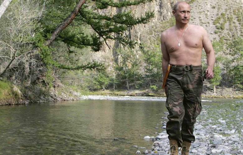 Putin se je nekoč srečal z družino yeti