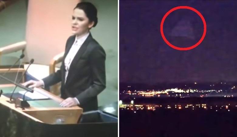 Rusinja je na srečanju ZN povedala o velikanski piramidi nad Washingtonom