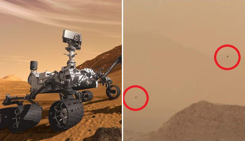 Rover Curiosity ujet na Marsu