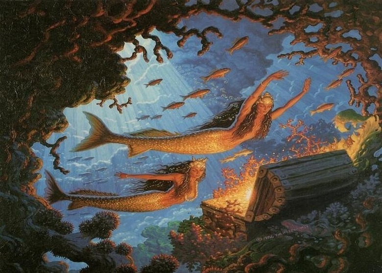 Morske deklice niso bile samo vidne, ampak tudi ujete.