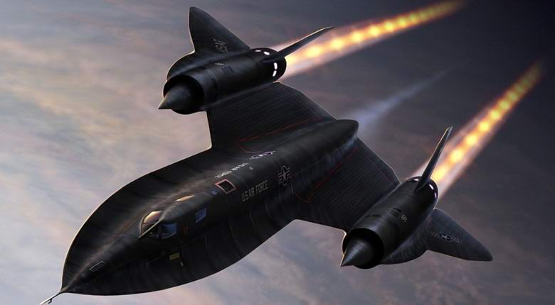 Na nebu se je fotografiralo letalo iz hladne vojne.