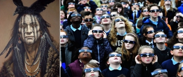 Navajo šamani opozorili: človek ne sme gledati